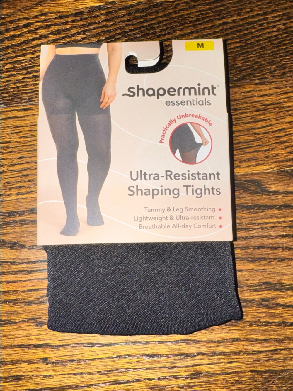 Nordstrom Shapermint Essentials Ultra-Resistant Shaping Tights - Black
